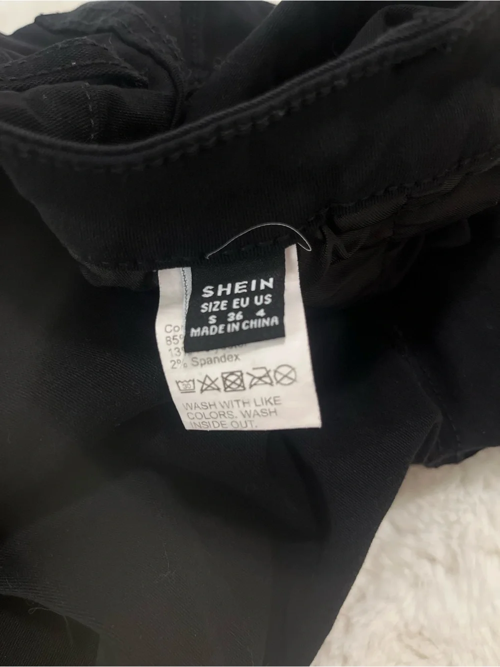Shein Skinny Jeans Black Size Small Like New